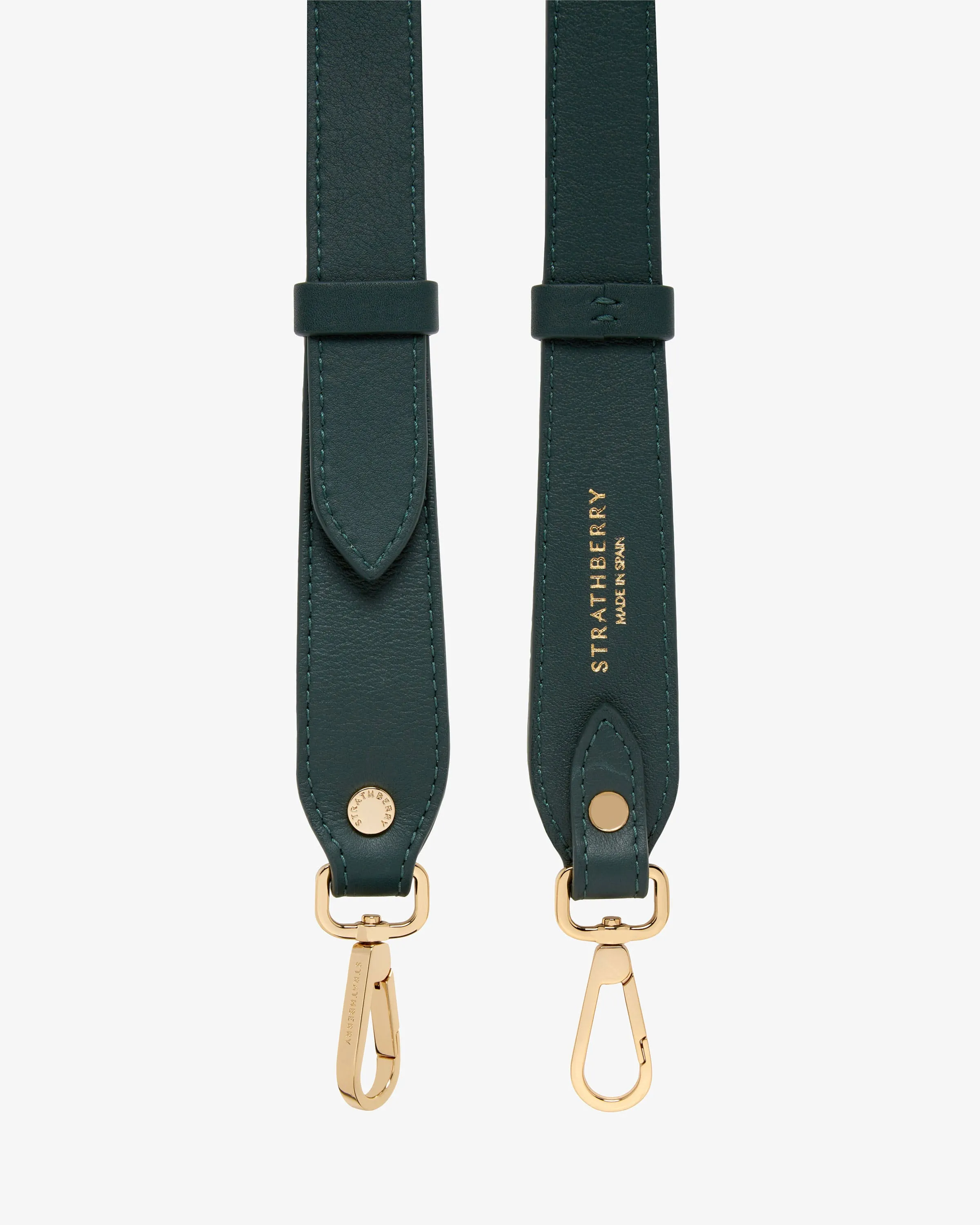 Adjustable Leather Strap - Bottle Green