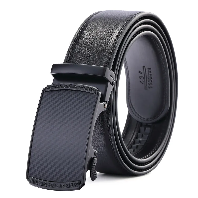 All-Match Automatic Buckle Belt High-End Men's Belt Customization