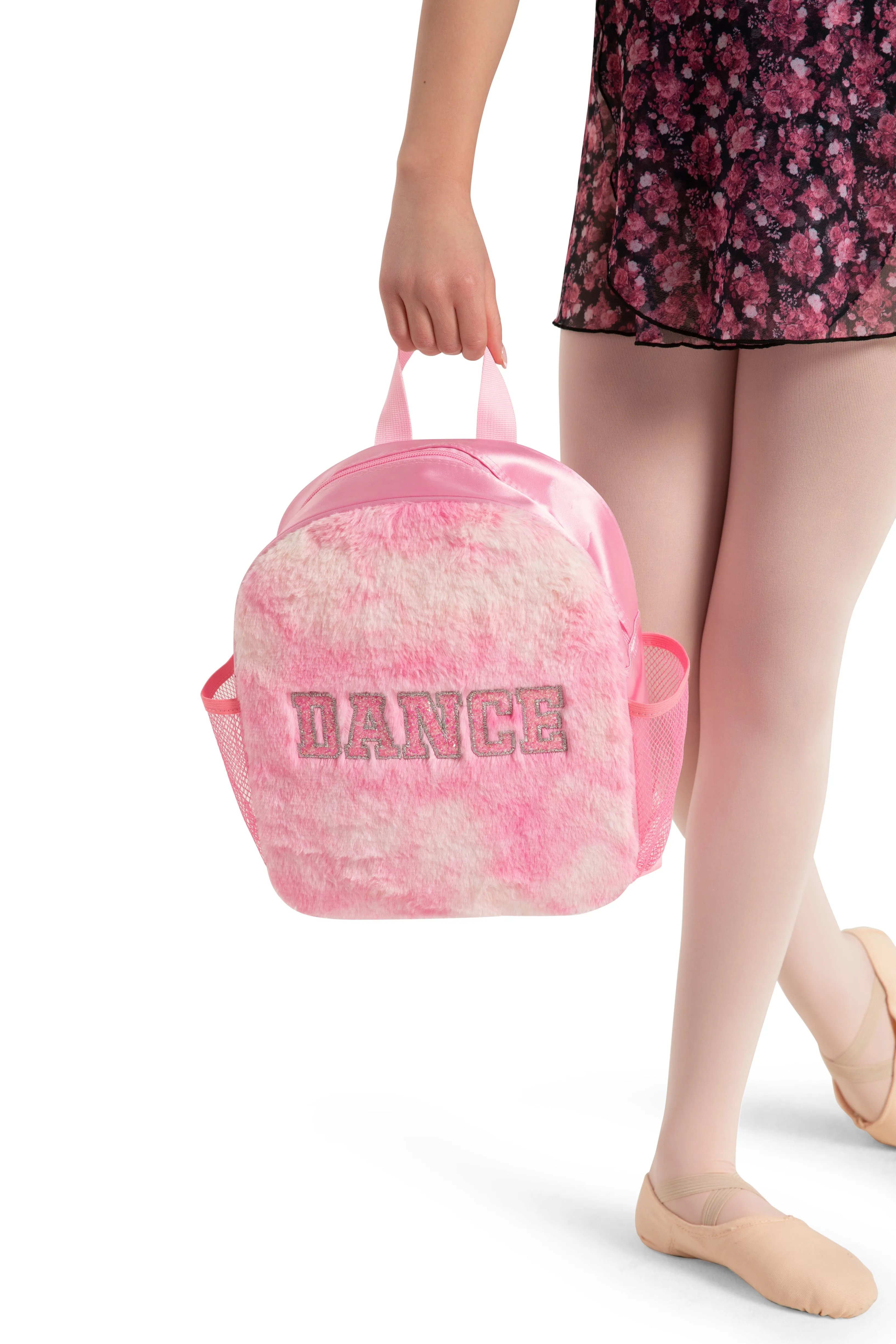 B287 Faux Fur Dance Backpack