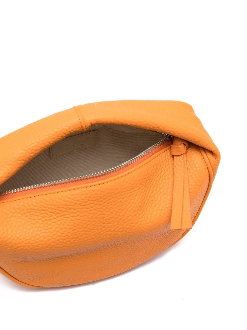 BABY CUSH ORANGE FLAT GRAIN LEATHER