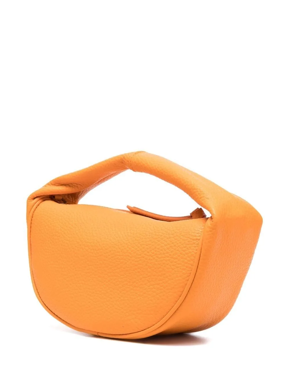 BABY CUSH ORANGE FLAT GRAIN LEATHER