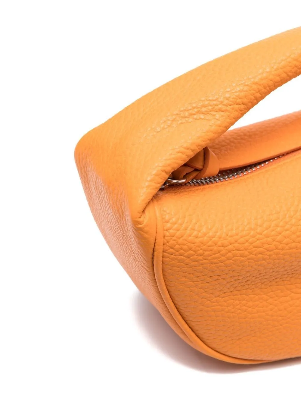 BABY CUSH ORANGE FLAT GRAIN LEATHER