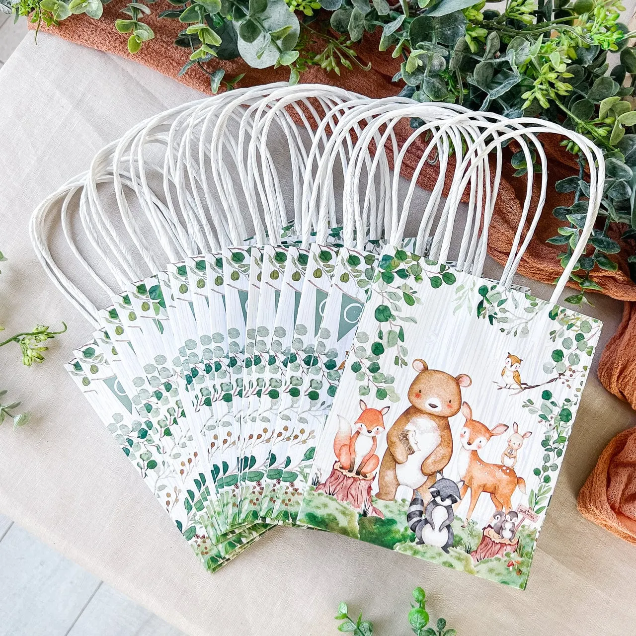 Baby Woodland Animals Party Bags x 24