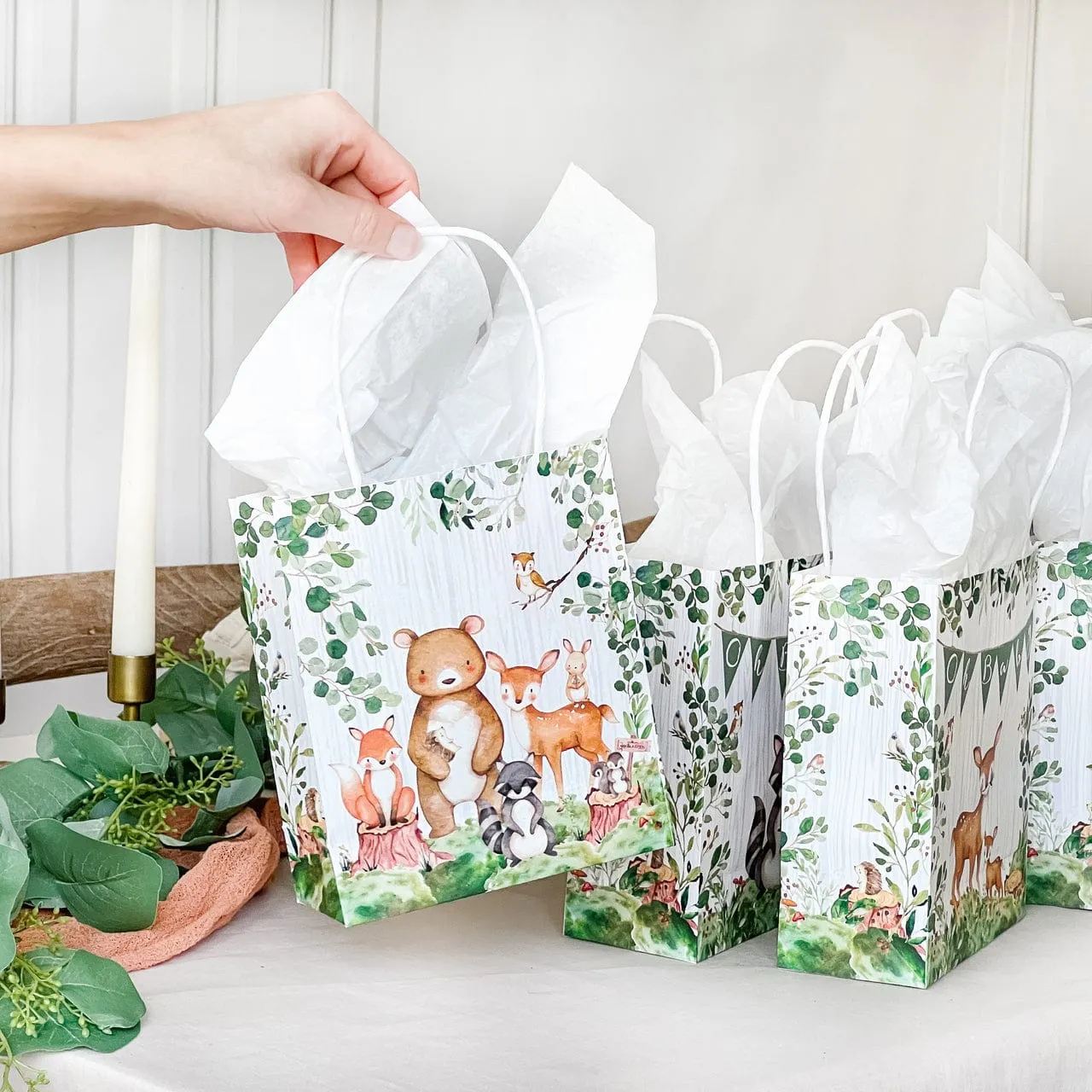 Baby Woodland Animals Party Bags x 24