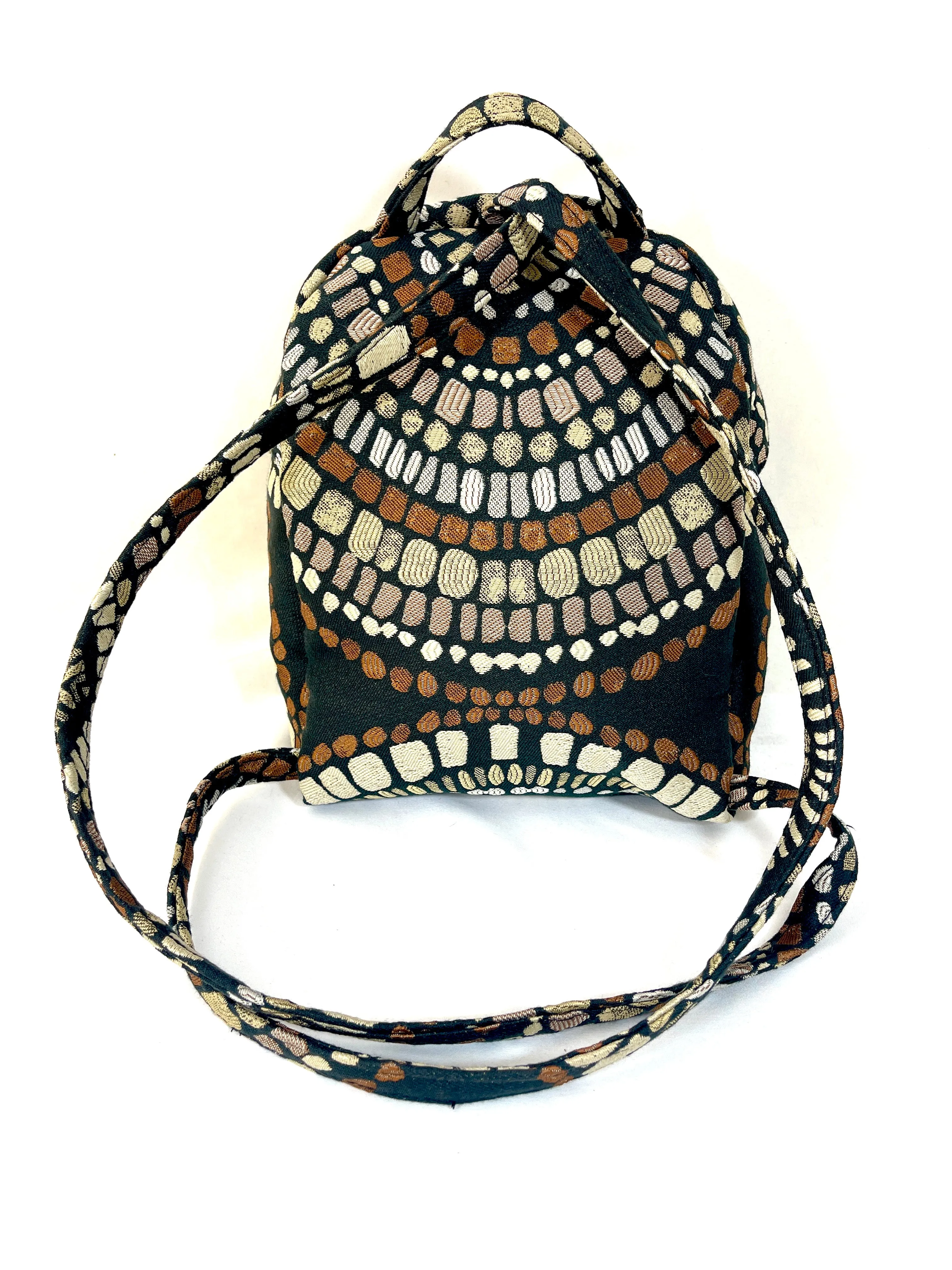 Backpack, Small, in Earthen Mandala Tapestry