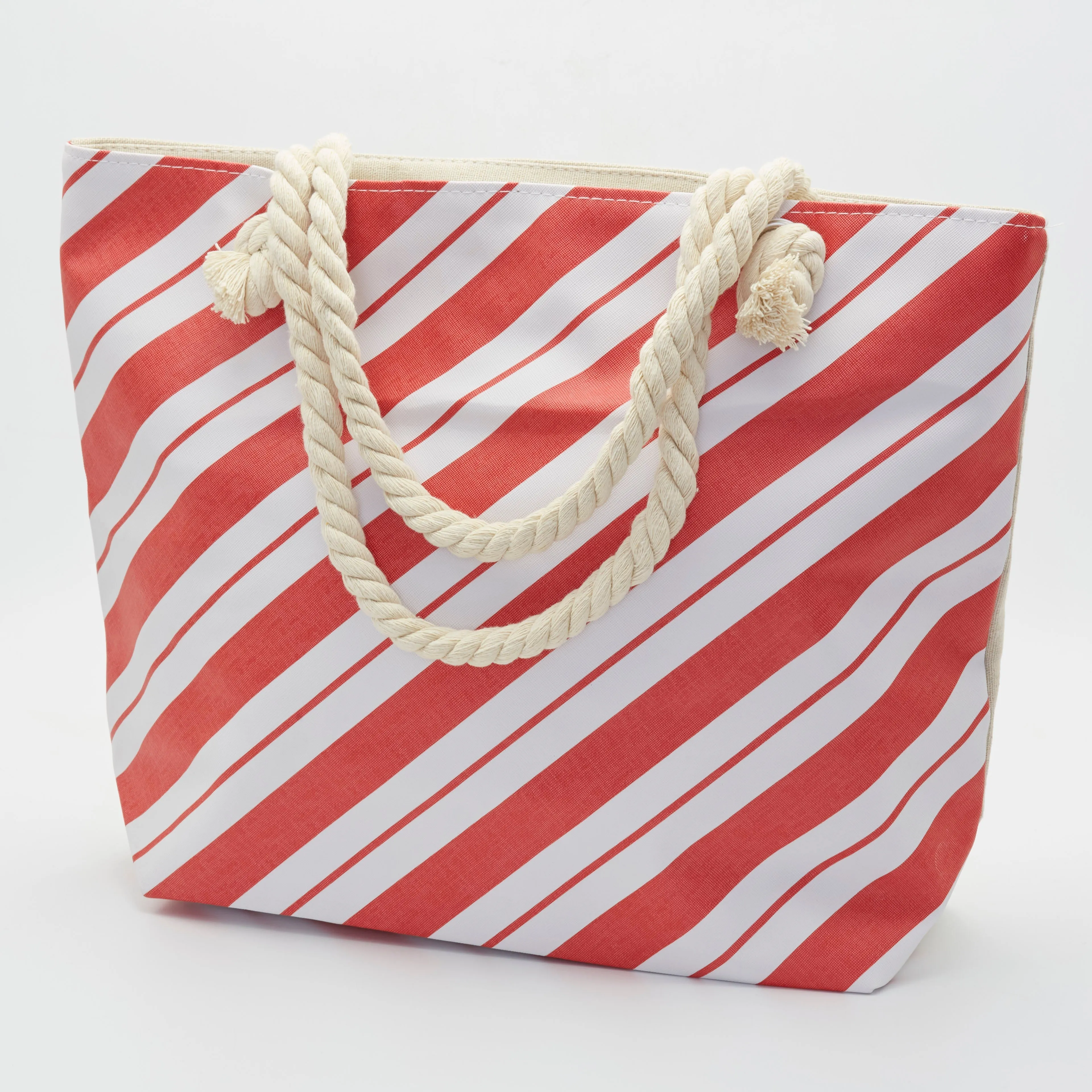 Beach Bag - Diagonal Stripe