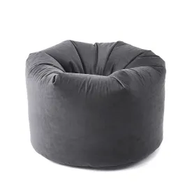 Bean Bag Velvet Chair in Grey by Katrina Hampton