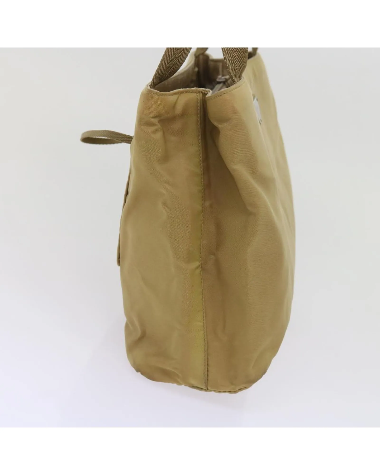 Beige Nylon Shoulder Bag with Adjustable Strap by Prada