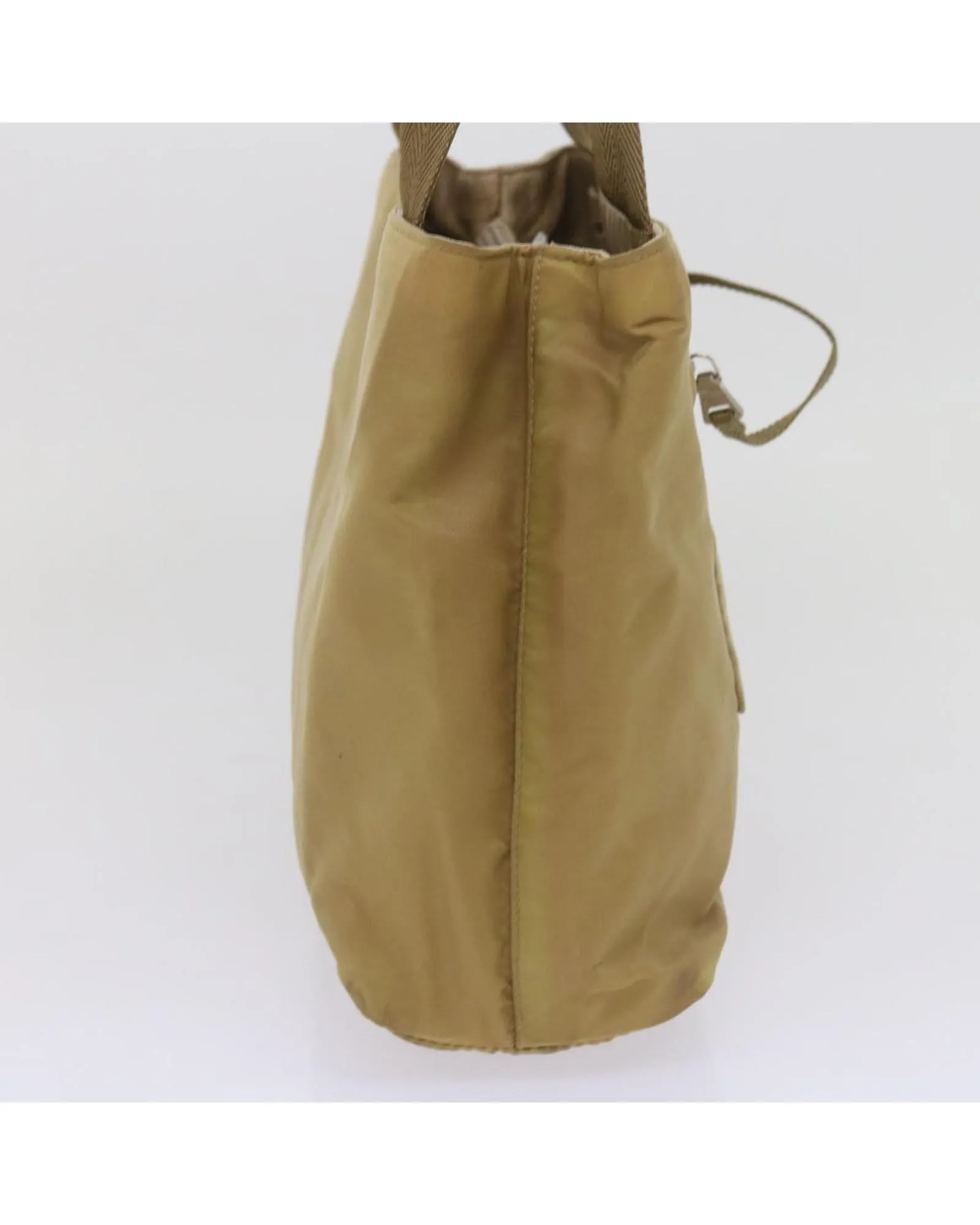 Beige Nylon Shoulder Bag with Adjustable Strap by Prada