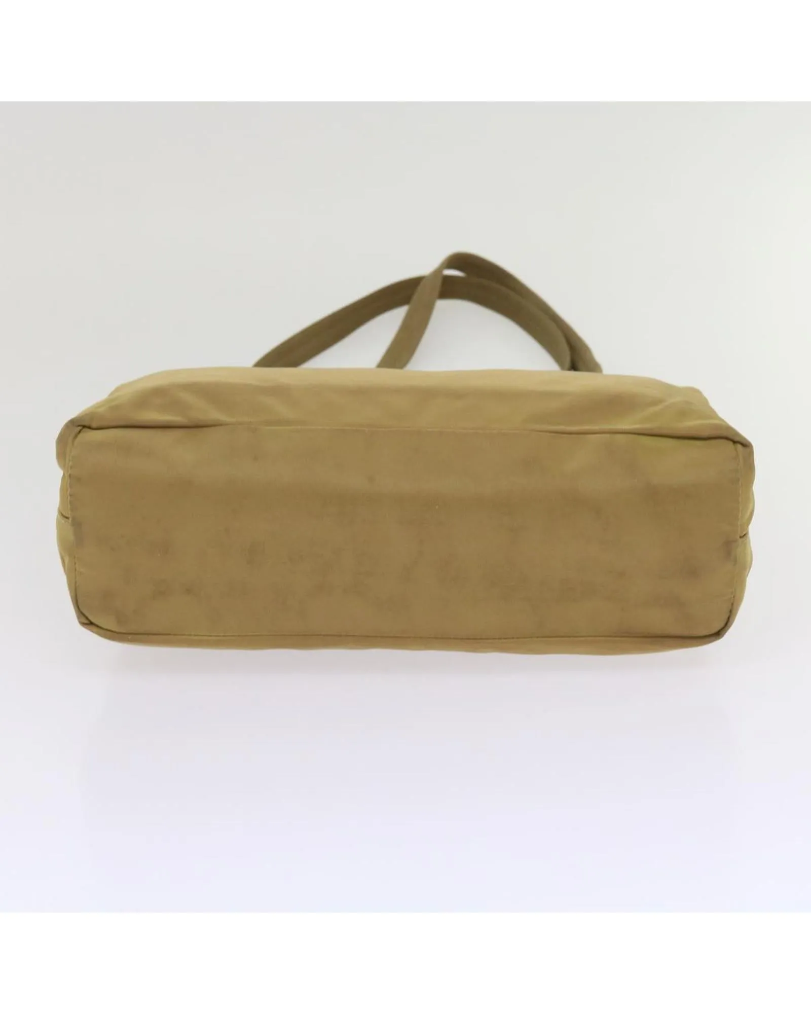 Beige Nylon Shoulder Bag with Adjustable Strap by Prada