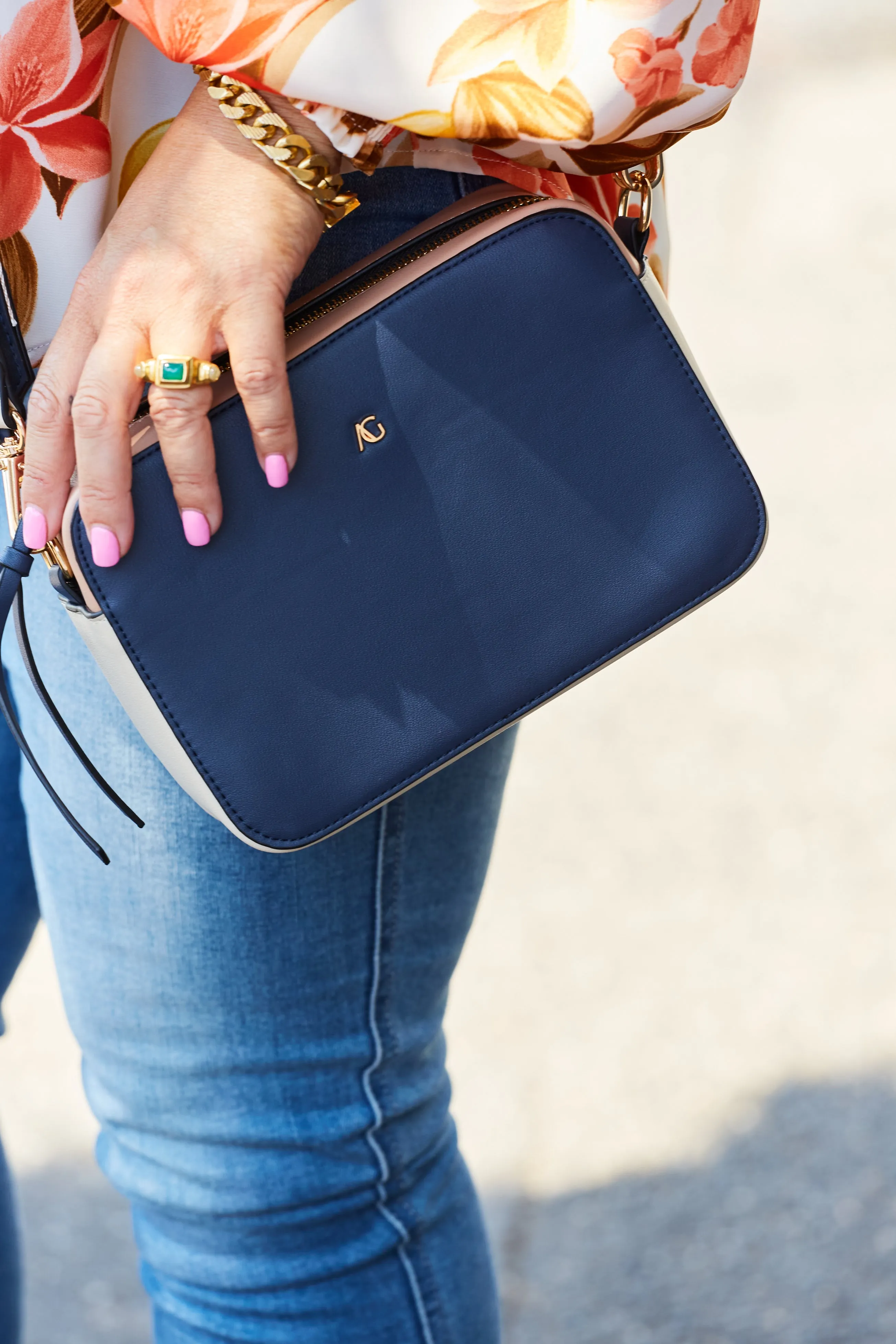 Bella Crossbody Bag - Navy