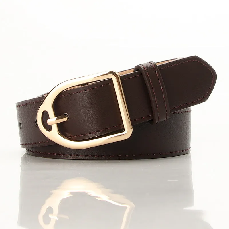 Belt Trendy Wild Belt Jeans Decorative Belt Simple All-Match Casual Belt