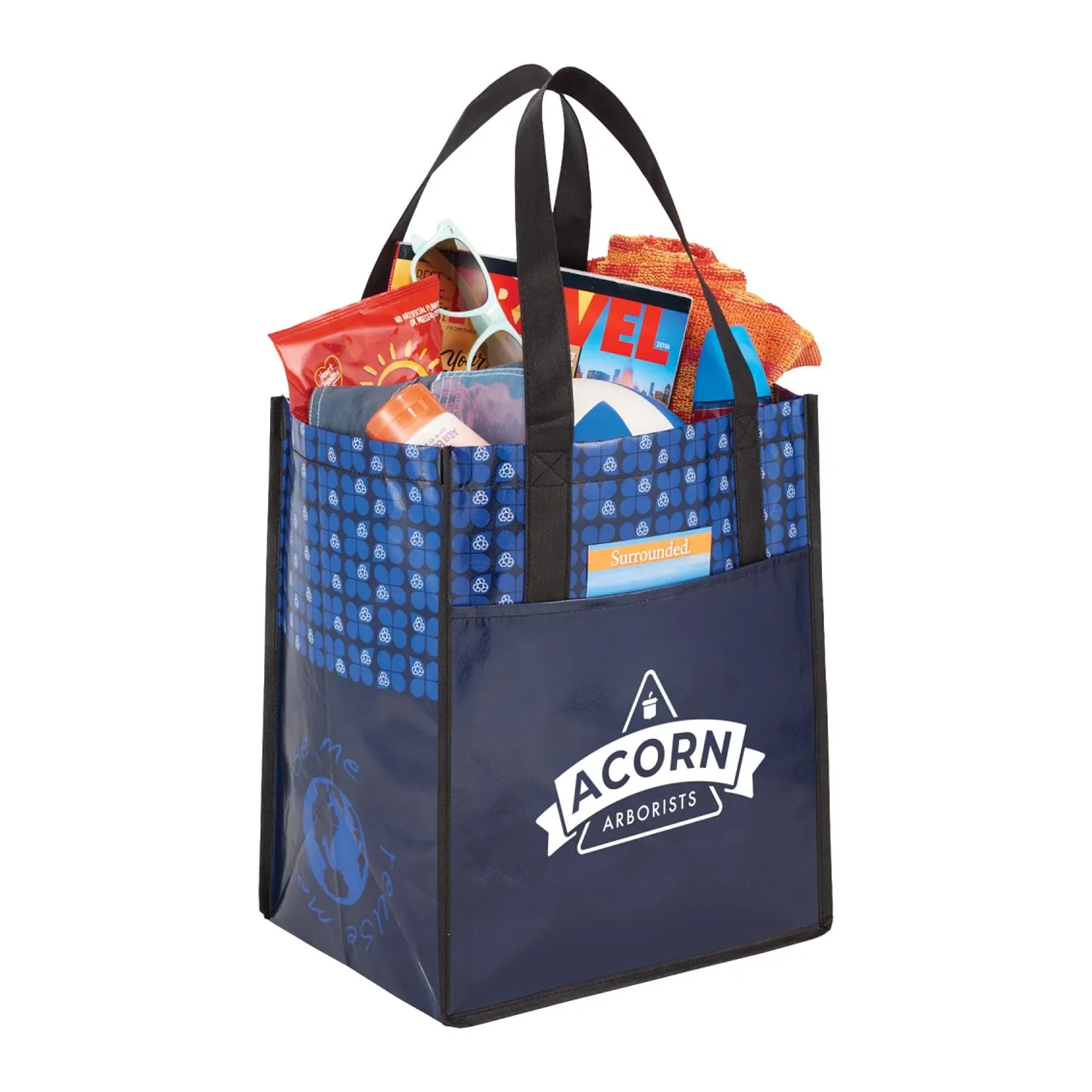 Big Grocery Laminated Non-Woven Tote