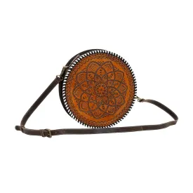 Boho Brown Round Bag by Myra Bag