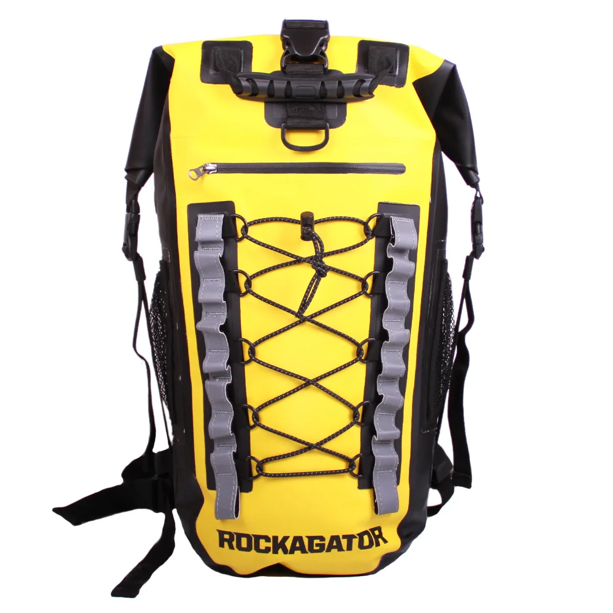 BUNDLE SPECIAL Rockagator Hydric Series 40 Liter Yellow Jacket Waterproof Backpack & 2 15-Liter DRY BAGS