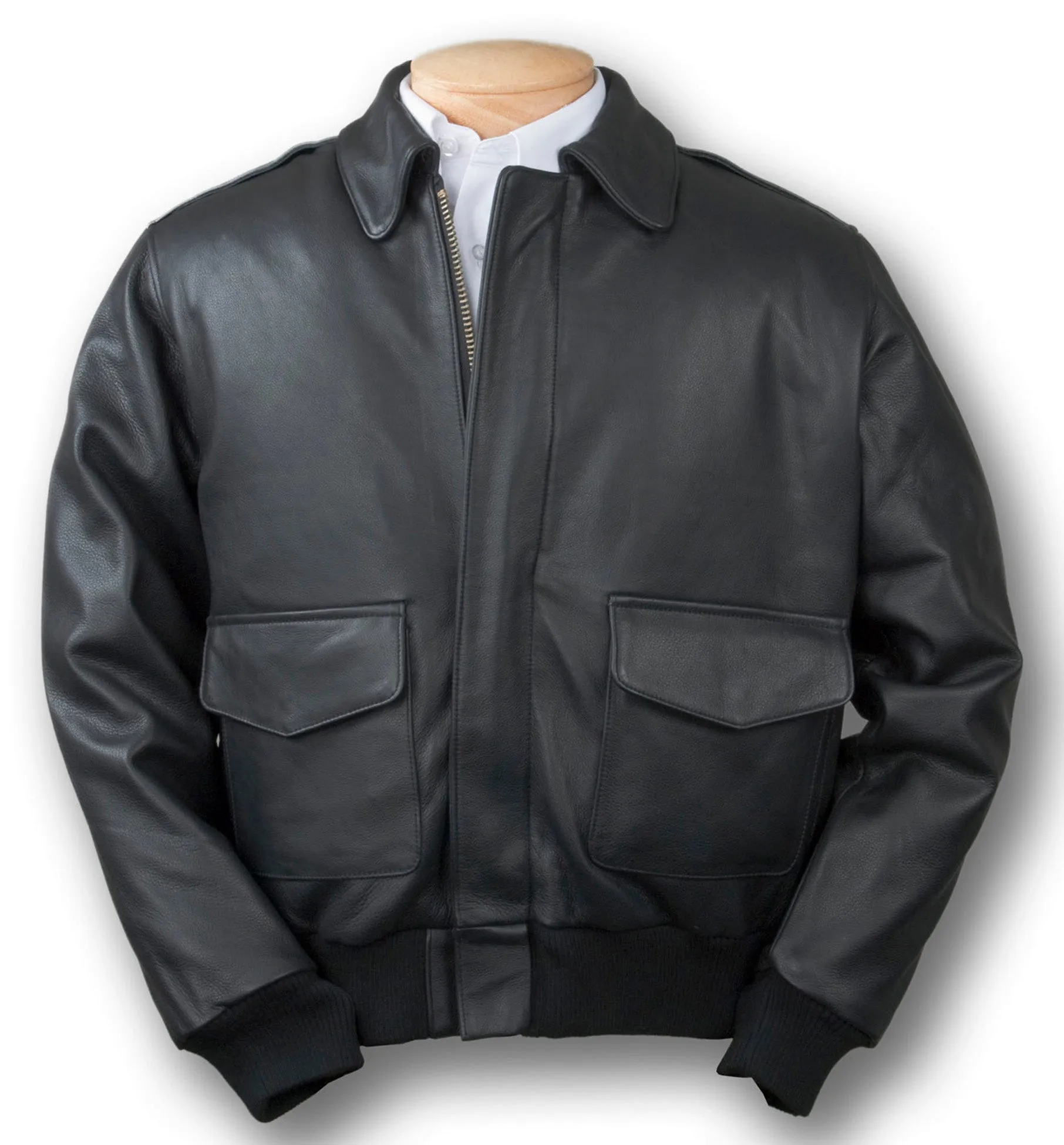 Burk's Bay Men's A-1 Bomber Black