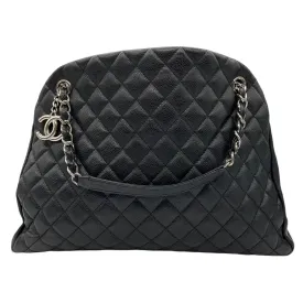 Chanel Black 2011 Quilted Caviar Leather Just Mademoiselle Handbag