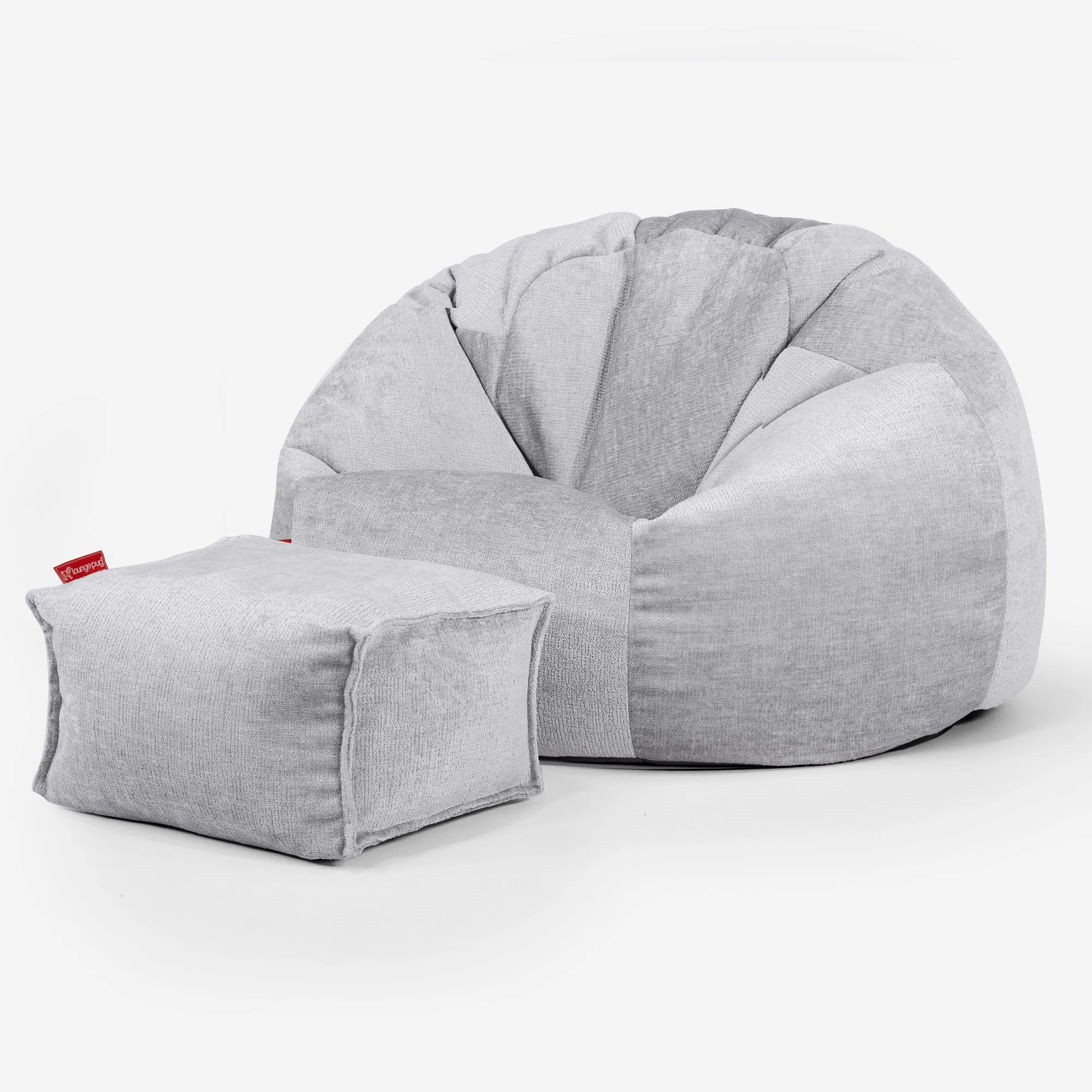 Classic Bean Bag Chair - Chenille Grey