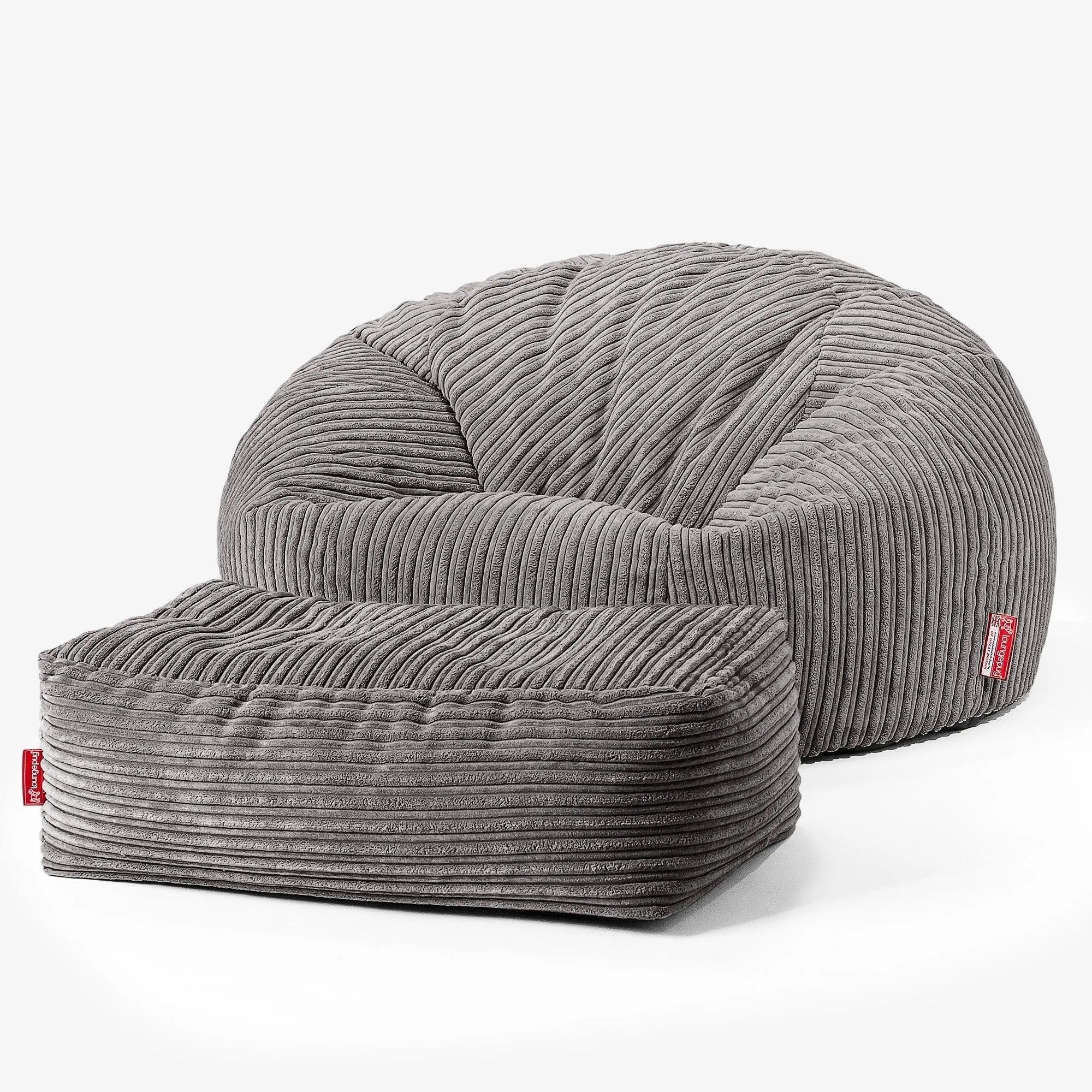 Classic Sofa Bean Bag - Cord Graphite Grey