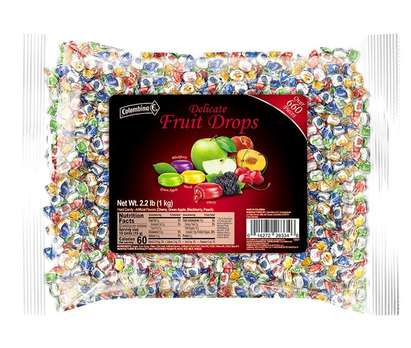 Colombina Mini Fruit Filled Candy Assortment 2.2lb