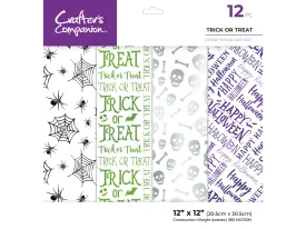 Crafters Companion 12” x 12” Luxury Foiled Acetate Pack - Trick or Treat