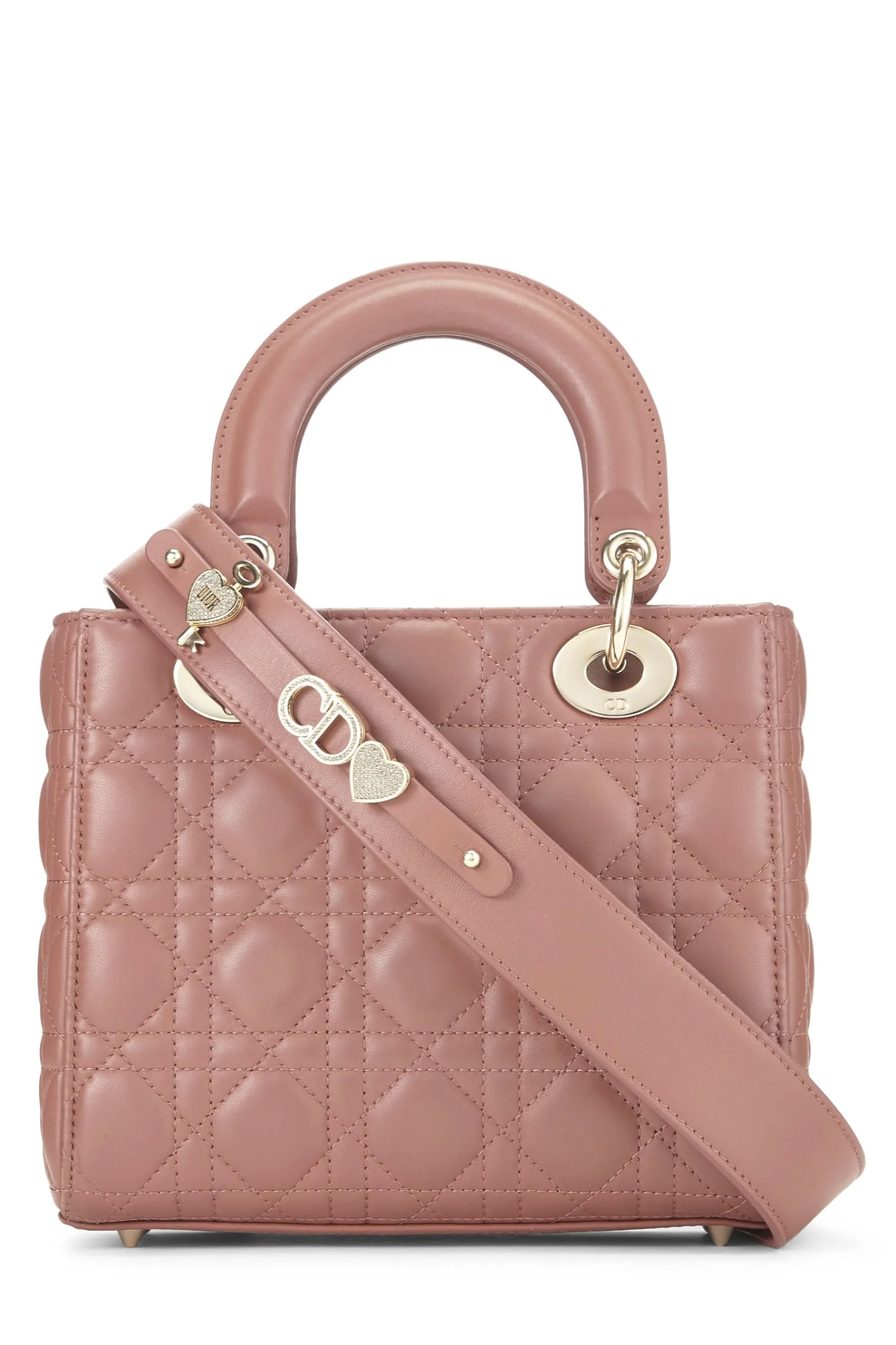 Dior,  Pink Cannage Lambskin My ABCDior Lady Dior Small, Pink