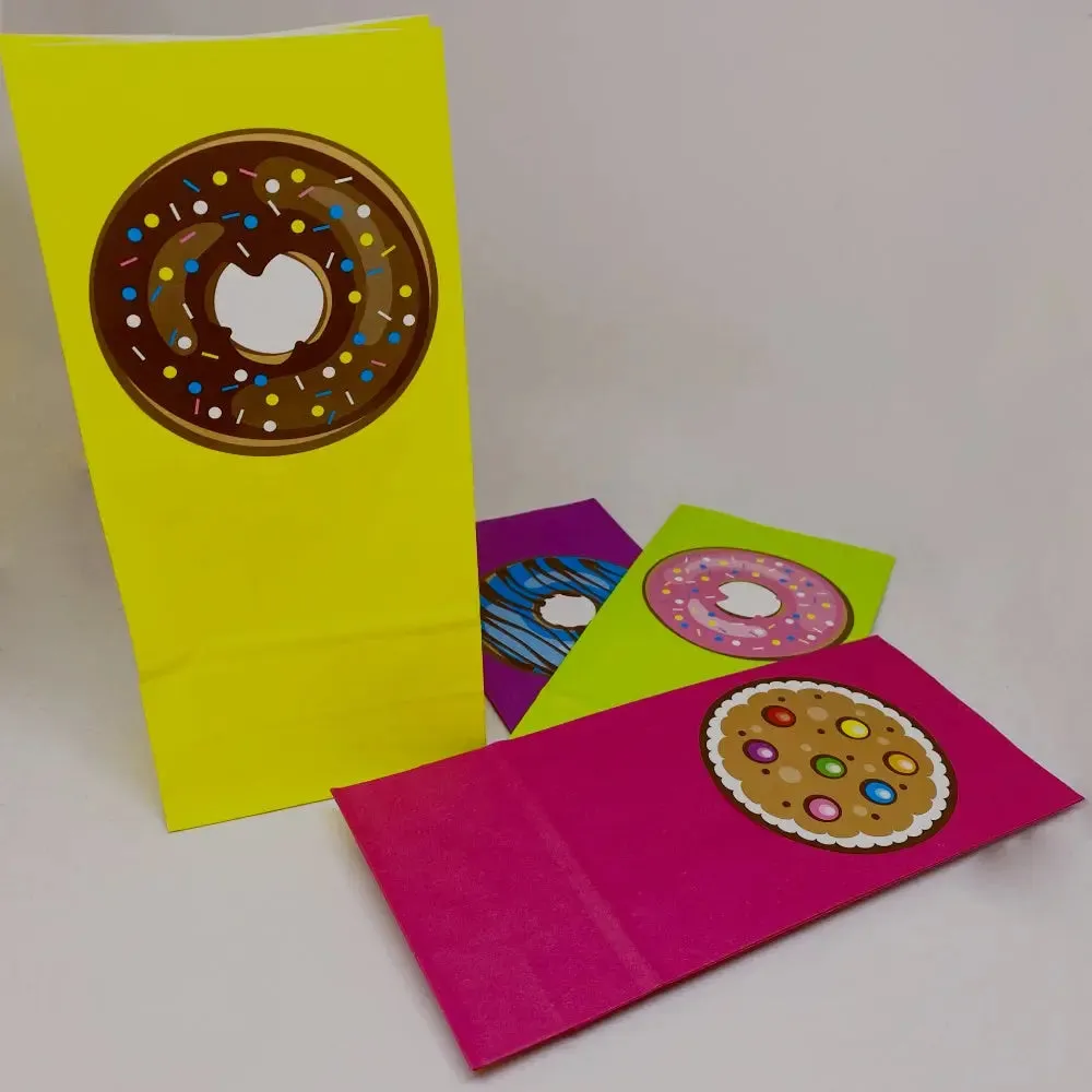 Donut Treat Bags - 8 Pkt