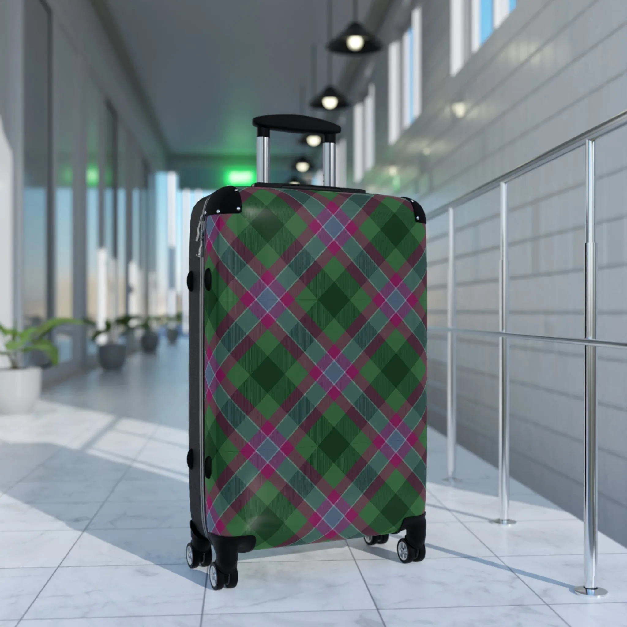 Dunans Rising Tartan Suitcase