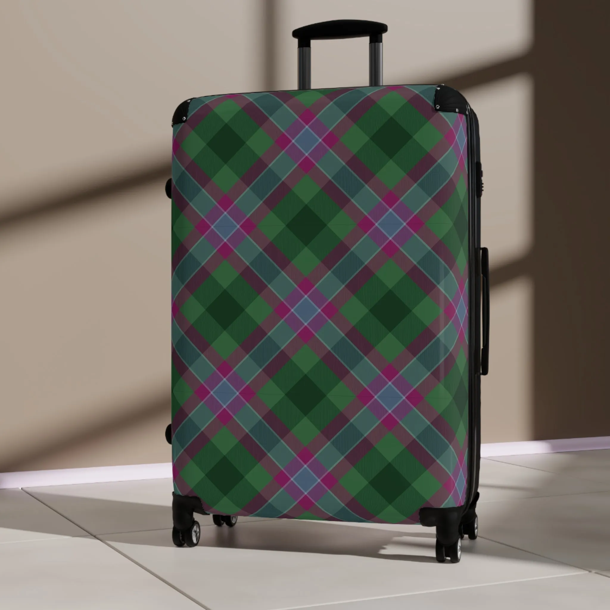 Dunans Rising Tartan Suitcase