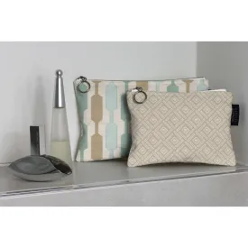 Elva Duck Egg Blue Makeup Bag Set