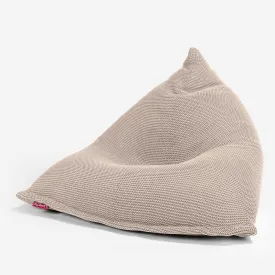 Gaming Lounger Bean Bag - Ellos Knitted Cream