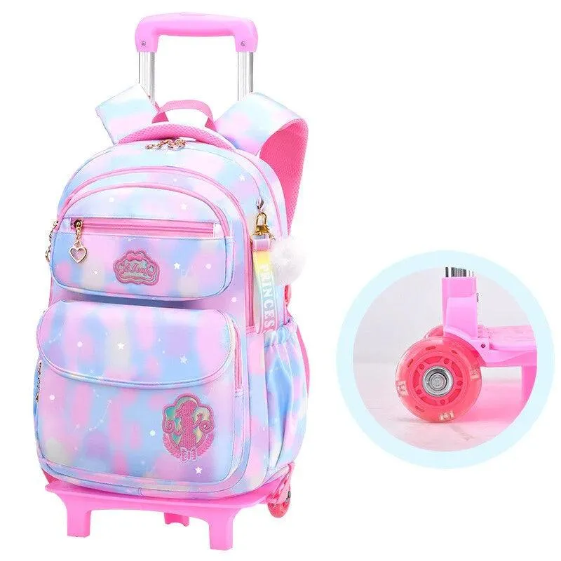 Girls Trolley School Bag Waterproof - KGT4031