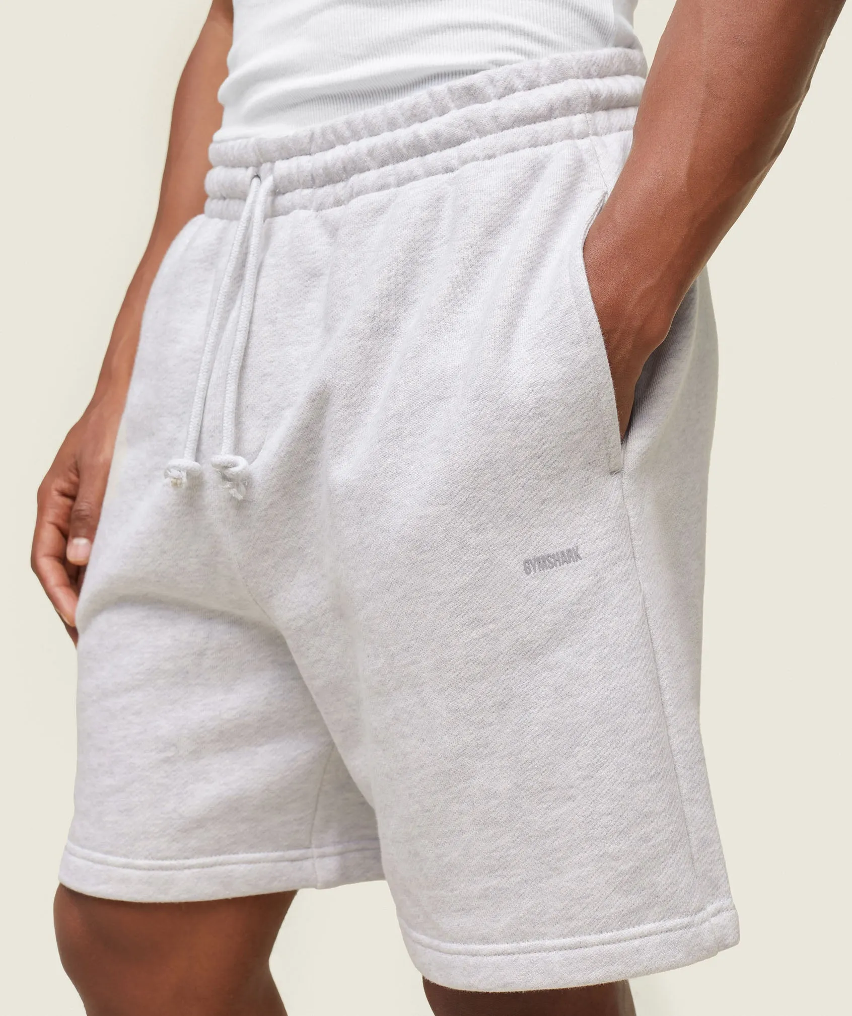 Gymshark everywear Sweat Shorts - Soft Grey Marl