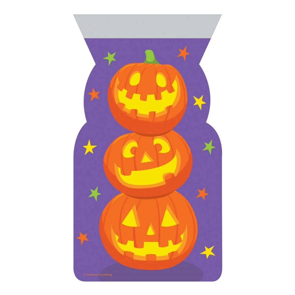 Halloween Stacked Pumpkins Favor Bags