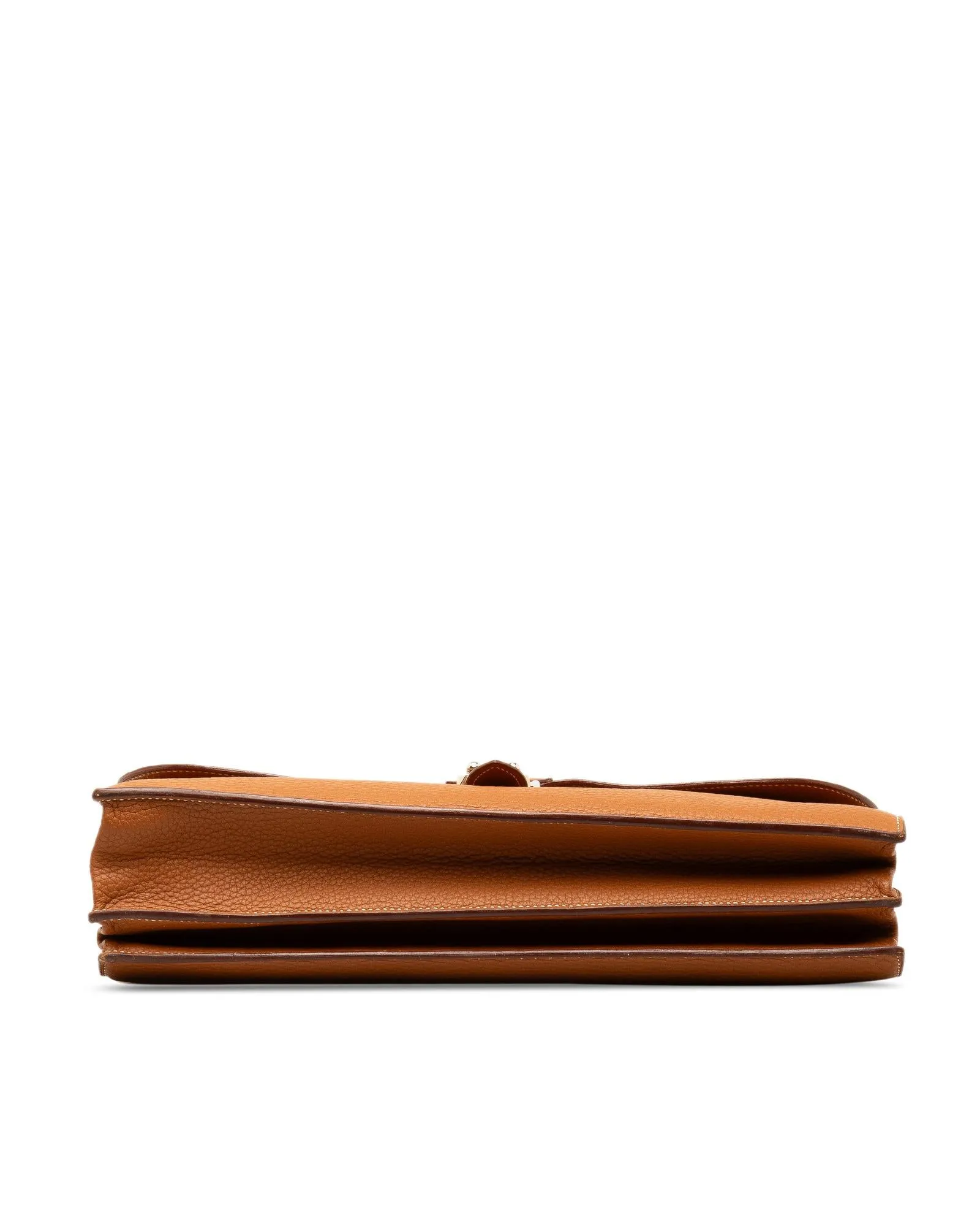 Hermes PorteDocuments Business Briefcase - Brown Leather