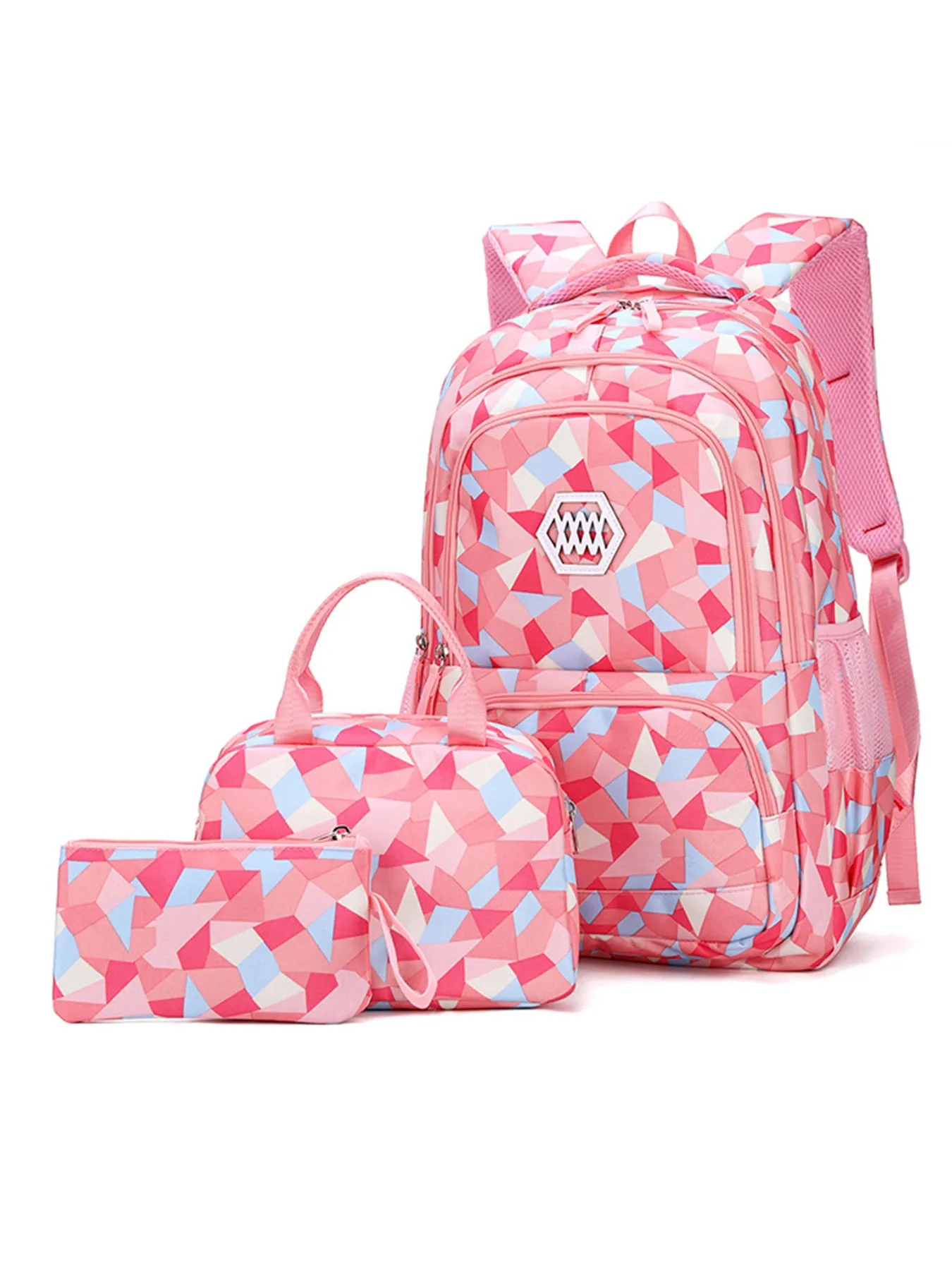 Hot Primary School Student Schoolbag Children's Junior and Middle School Students Backpack Men's and Women's Portable Burden Alleviation Backpack Non-Slip