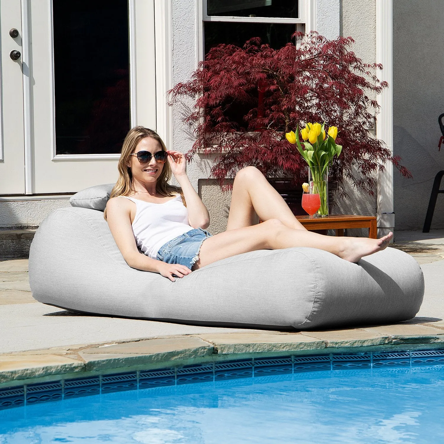 Jaxx Arlo Outdoor Bean Bag Sun Lounger