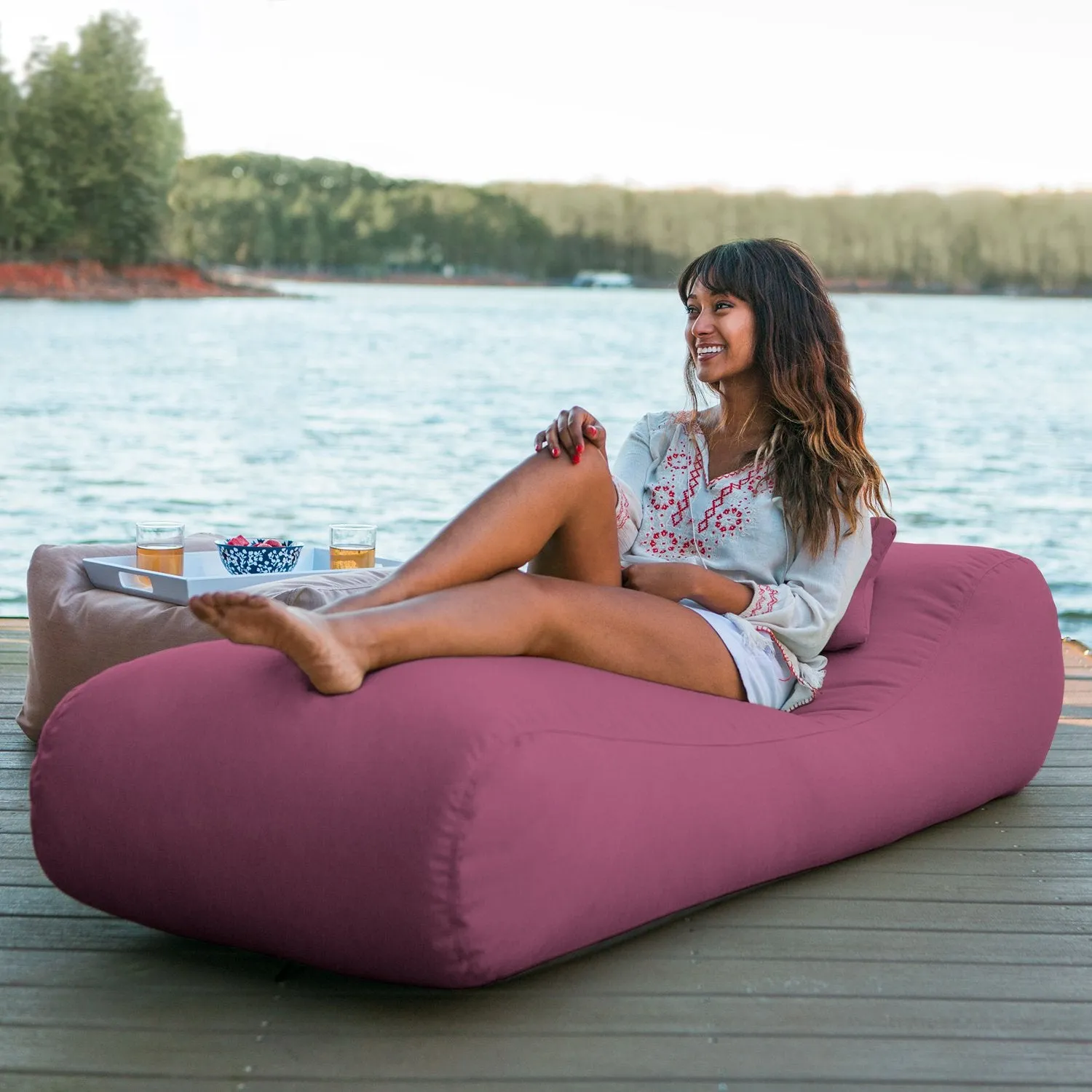 Jaxx Arlo Outdoor Bean Bag Sun Lounger