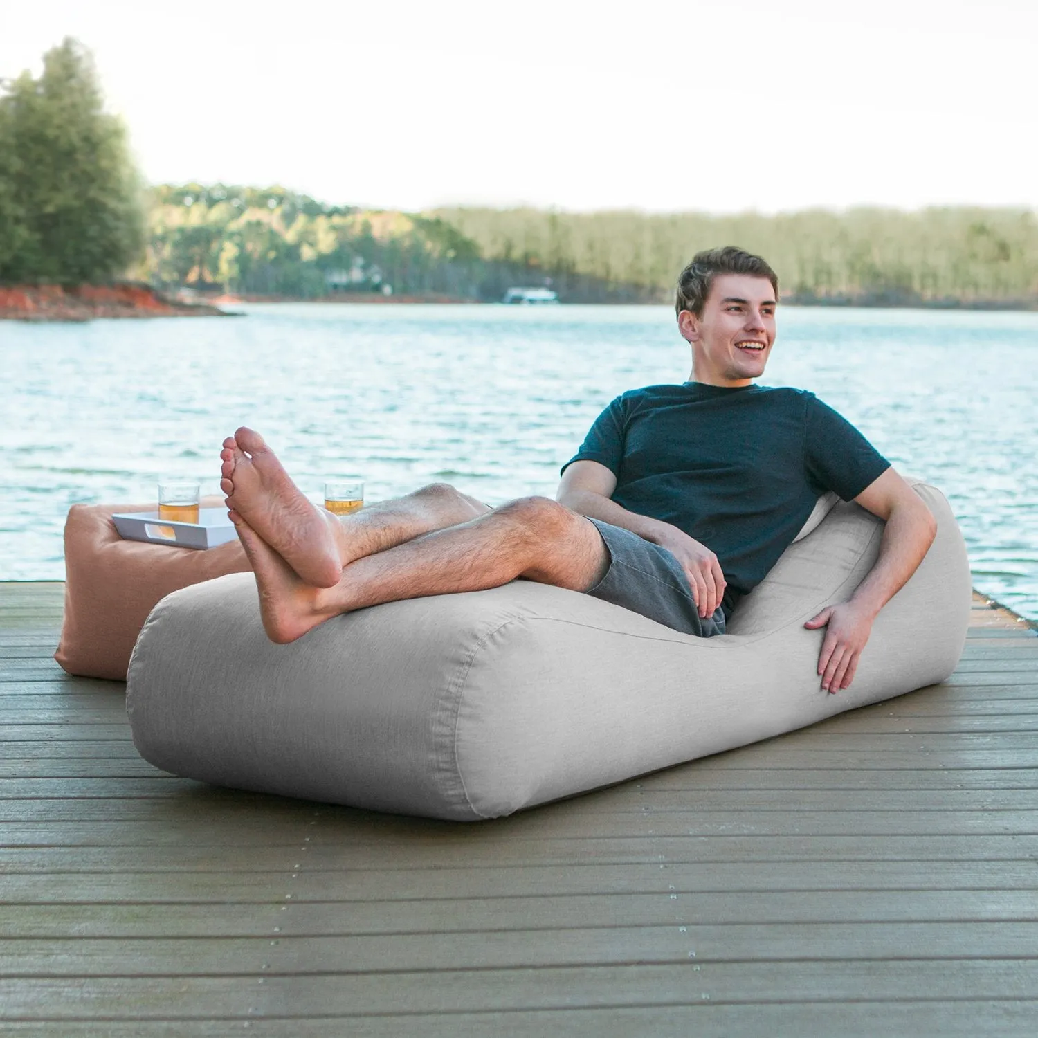 Jaxx Arlo Outdoor Bean Bag Sun Lounger