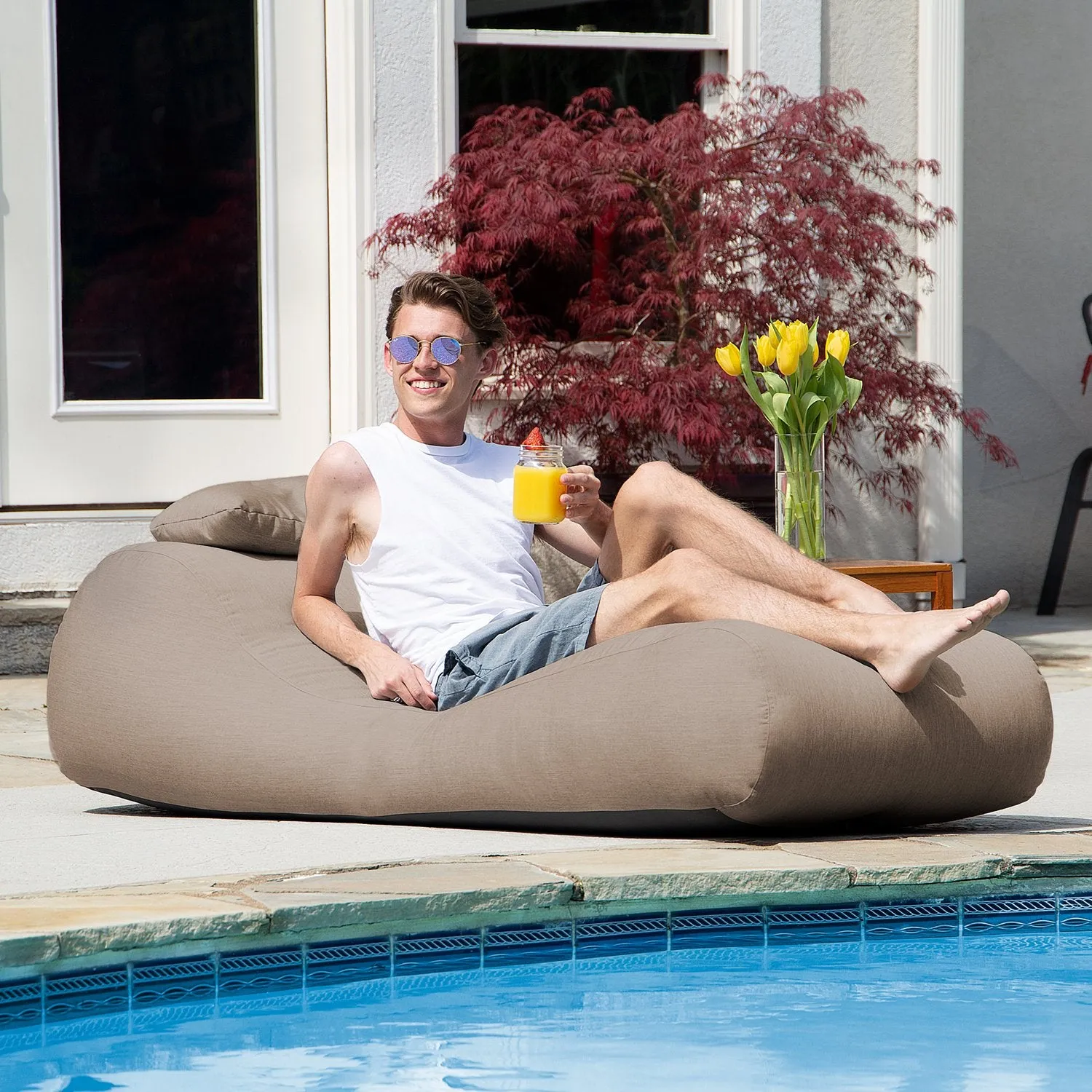 Jaxx Arlo Outdoor Bean Bag Sun Lounger