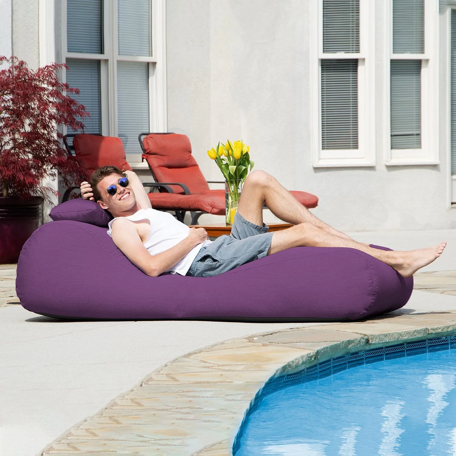 Jaxx Arlo Outdoor Bean Bag Sun Lounger