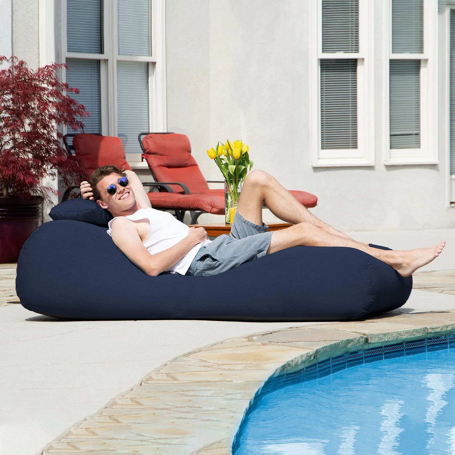 Jaxx Arlo Outdoor Bean Bag Sun Lounger