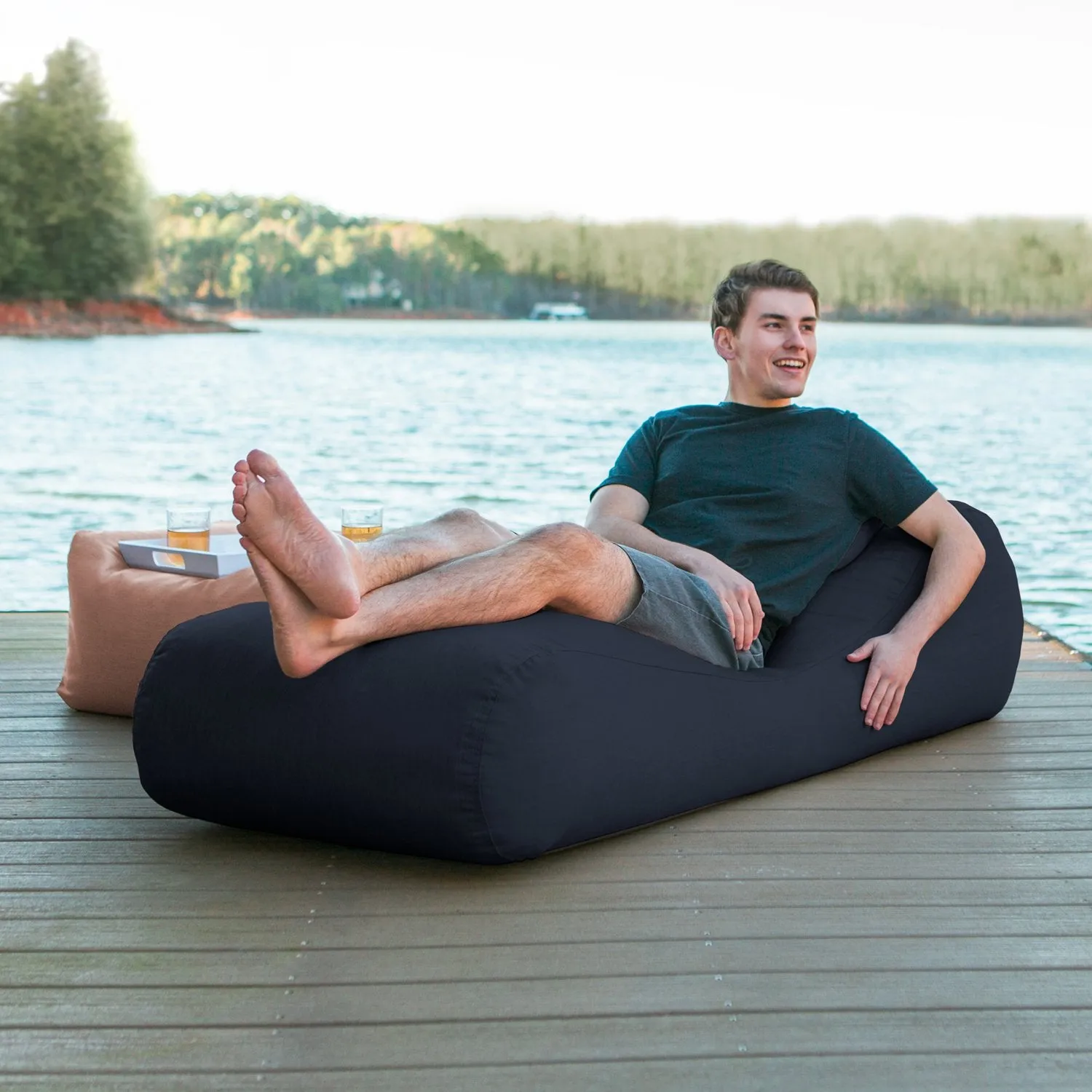 Jaxx Arlo Outdoor Bean Bag Sun Lounger