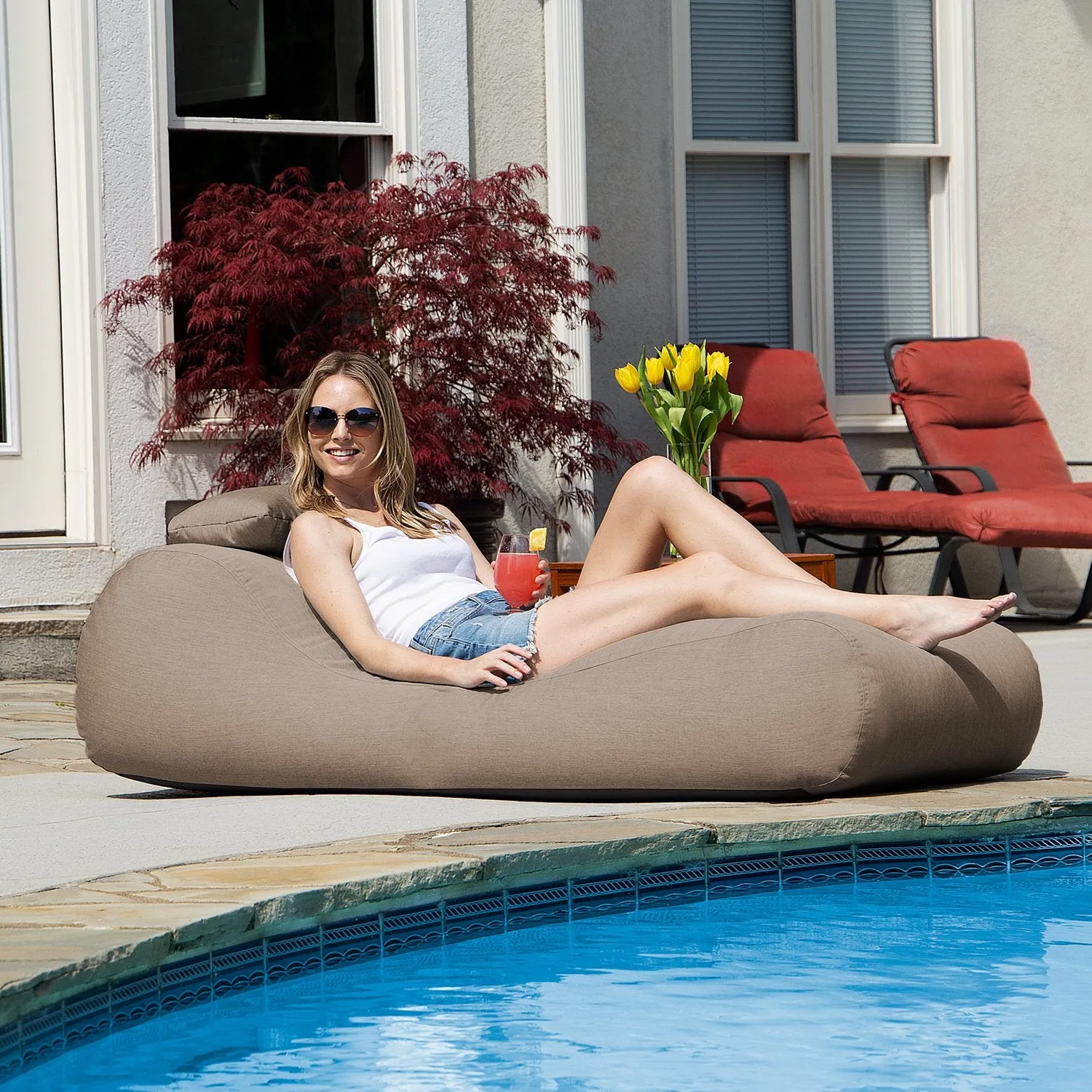 Jaxx Arlo Outdoor Bean Bag Sun Lounger