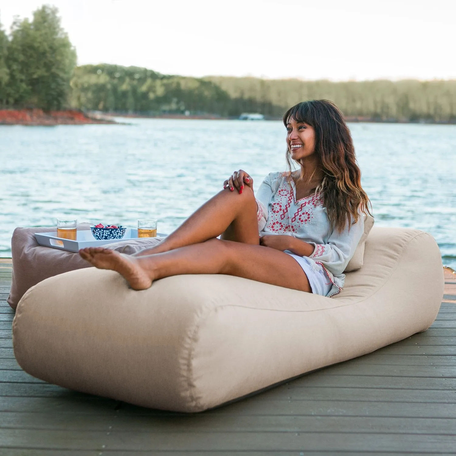 Jaxx Arlo Outdoor Bean Bag Sun Lounger