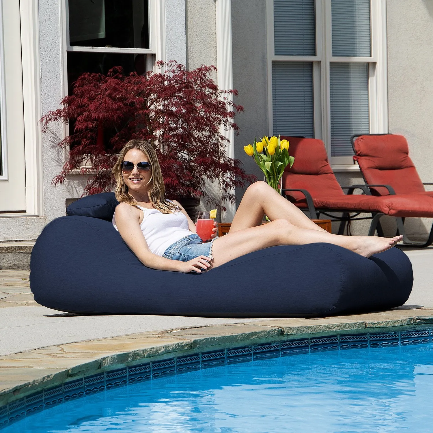 Jaxx Arlo Outdoor Bean Bag Sun Lounger