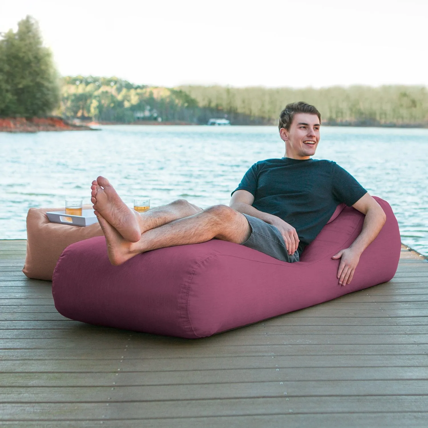 Jaxx Arlo Outdoor Bean Bag Sun Lounger