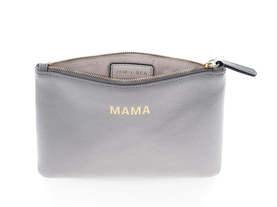 JEM   BEA - Mama Clutch - Grey White