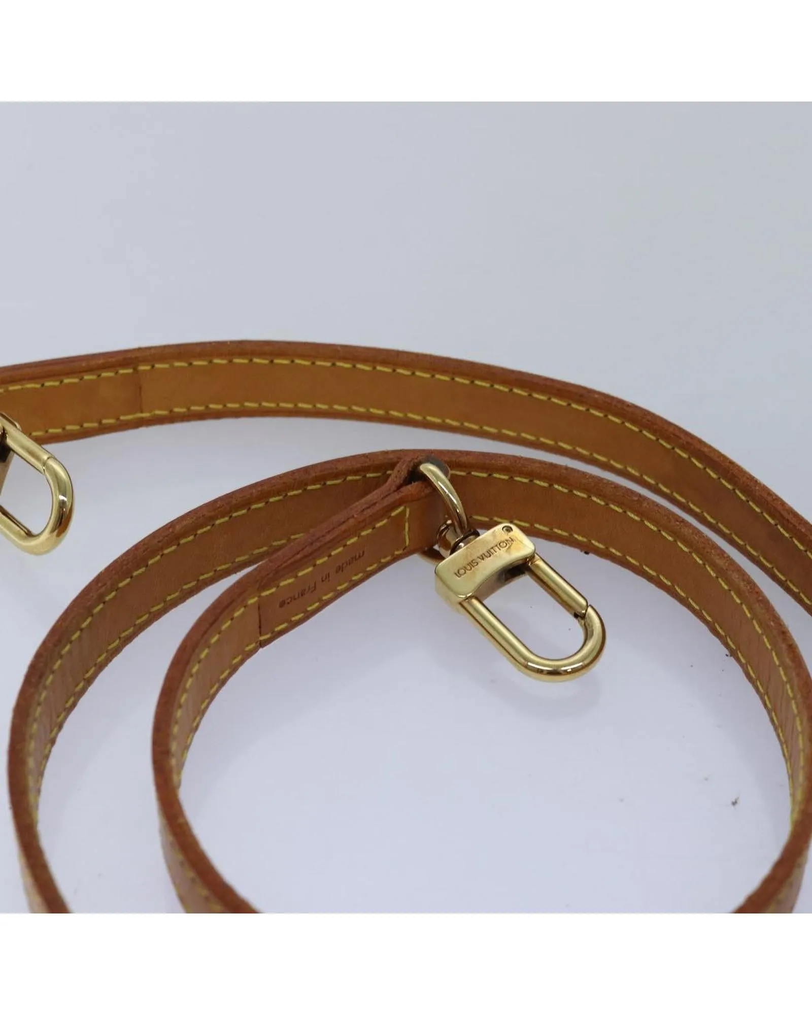 Leather Beige Shoulder Strap for Luxury Handbags