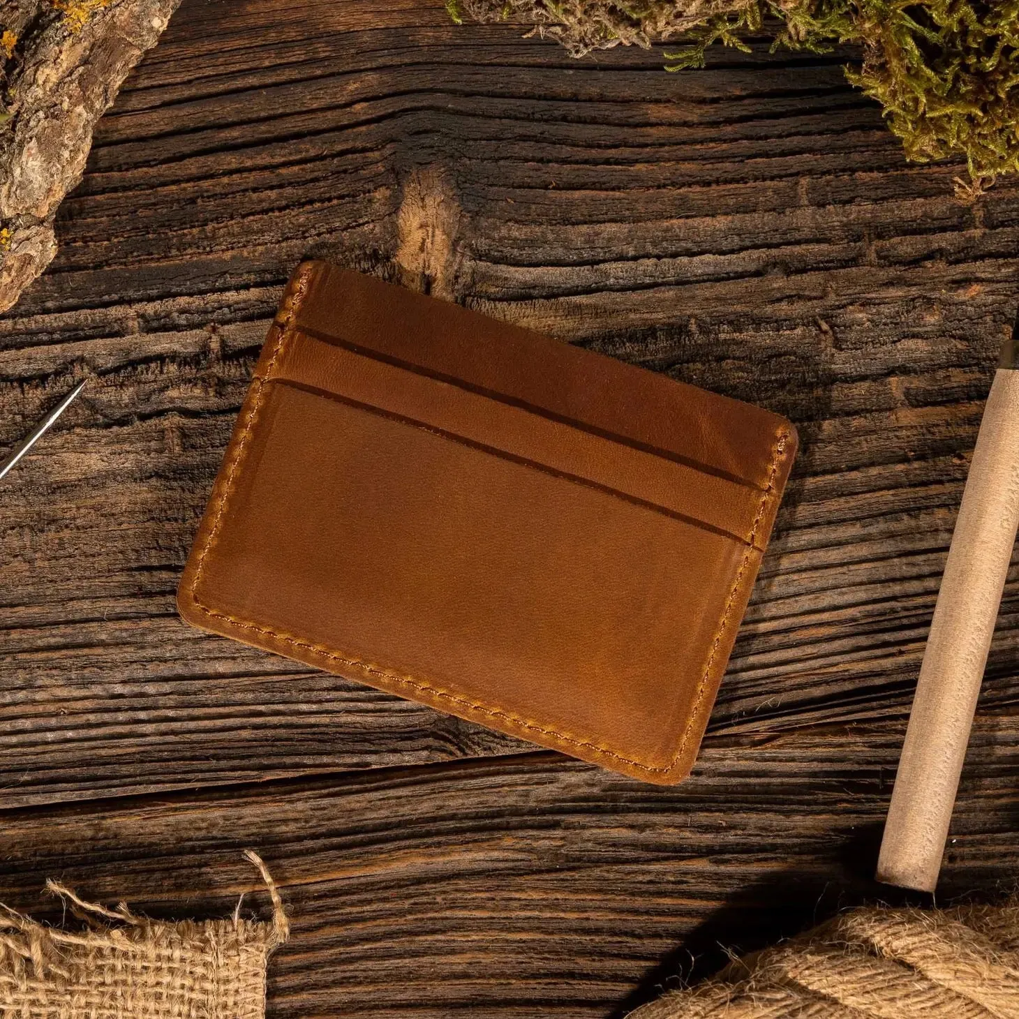 Leather Card Holder Wallet